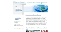 Desktop Screenshot of baronfiltration.com